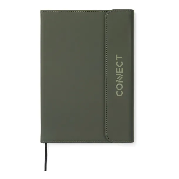  VINGA Baltimore GRS certified paper & PU notebook - Vinga Green 