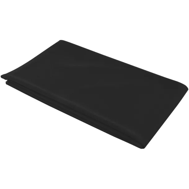 Lucas RPET sportski ručnik, 70x140 cm - 140 g/m² Crna