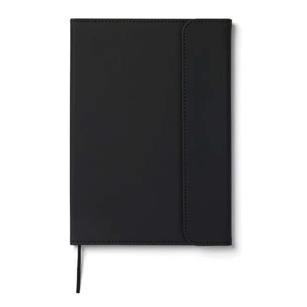  VINGA Baltimore GRS certified paper & PU notebook - Vinga black 