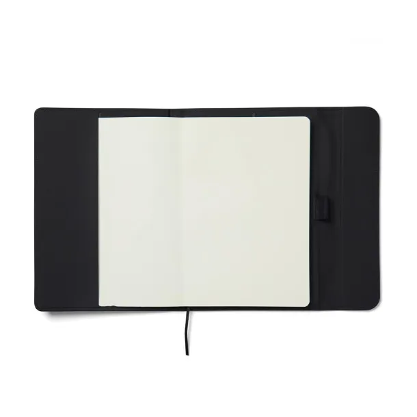  VINGA Baltimore GRS certified paper & PU notebook - Vinga black 