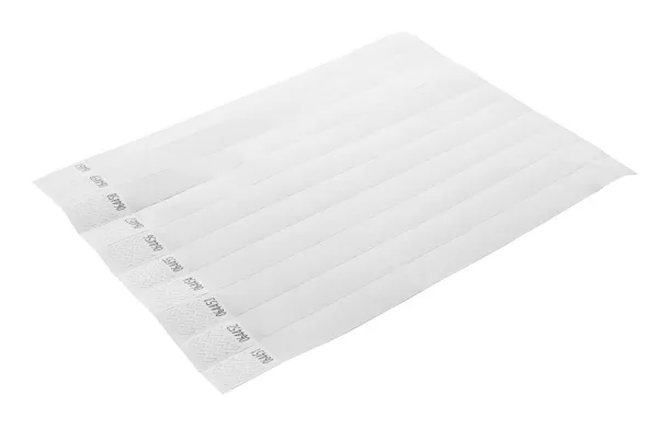 Wristvek tyvek wristbands (10 pcs) White