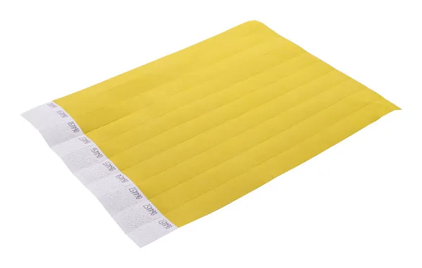 Wristvek tyvek wristbands (10 pcs) Yellow