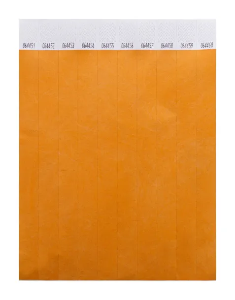 Wristvek tyvek wristbands (10 pcs) Orange