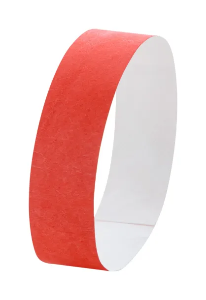 Wristvek tyvek wristbands (10 pcs) Red