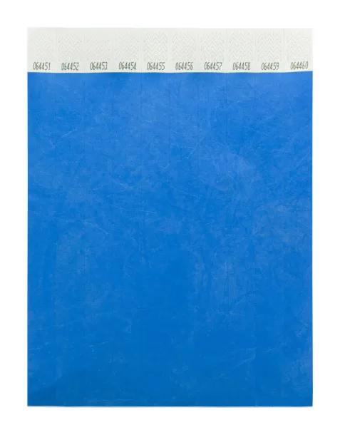 Wristvek tyvek wristbands (10 pcs) Blue