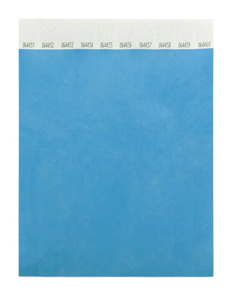 Wristvek tyvek wristbands (10 pcs) Light blue