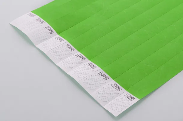 Wristvek tyvek wristbands (10 pcs) Green