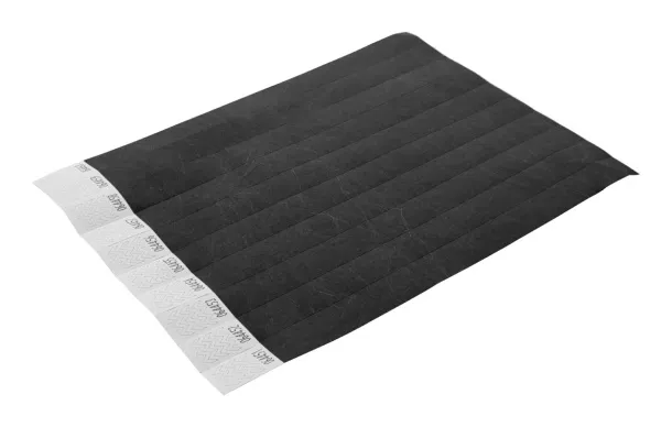 Wristvek Tyvek narukvice (10 komada) Crna