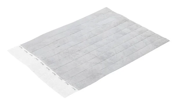 Wristvek Tyvek narukvice (10 komada) Srebrna