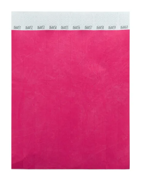 Wristvek tyvek wristbands (10 pcs) Pink
