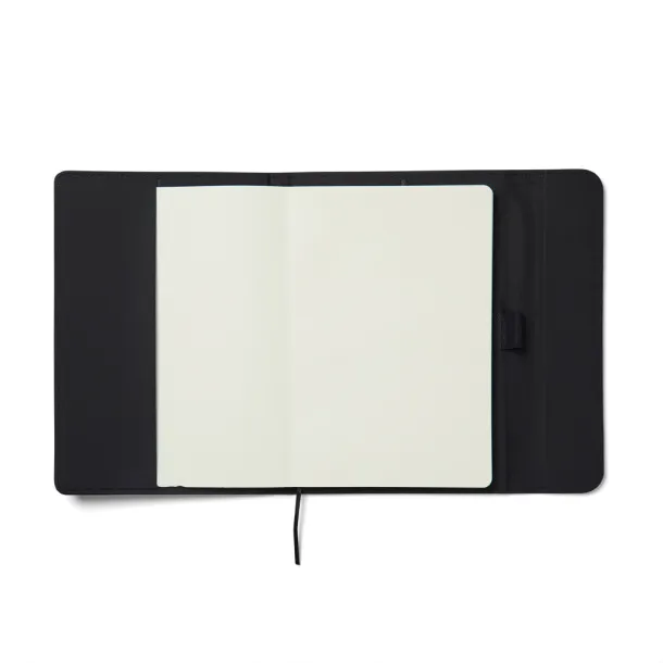  VINGA Baltimore GRS certified paper & PU notebook - Vinga Crna
