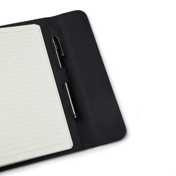  VINGA Baltimore GRS certified paper & PU notebook - Vinga black 