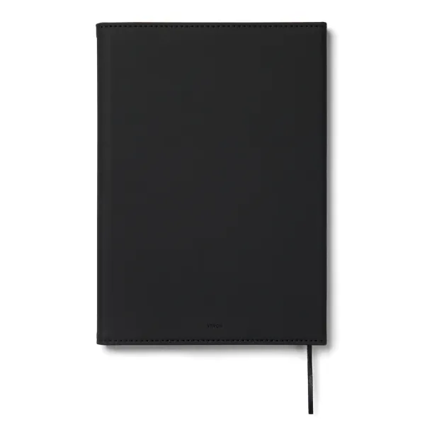  VINGA Baltimore GRS certified paper & PU notebook - Vinga black 