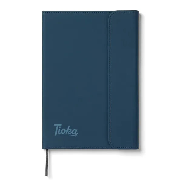  VINGA Baltimore GRS certified paper & PU notebook - Vinga blue 