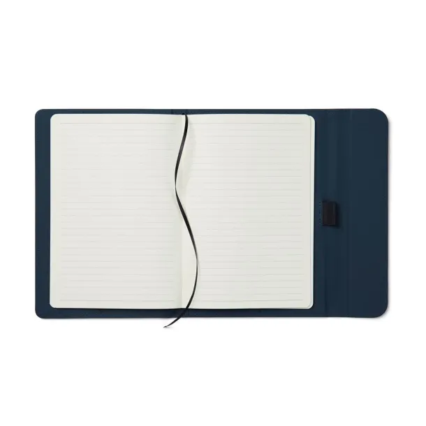  VINGA Baltimore GRS certified paper & PU notebook - Vinga navy