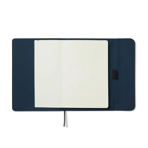  VINGA Baltimore GRS certified paper & PU notebook - Vinga navy