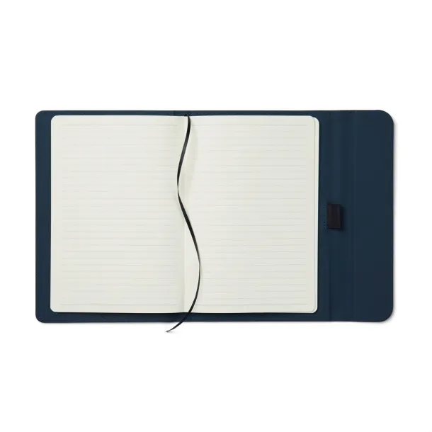  VINGA Baltimore GRS certified paper & PU notebook - Vinga navy