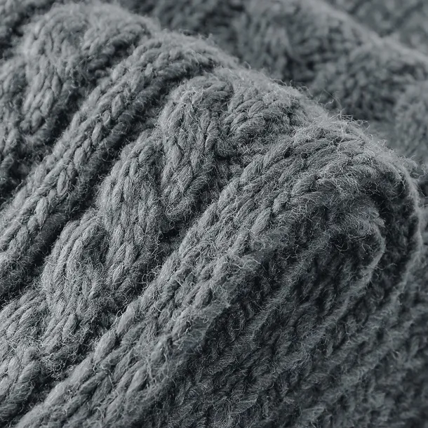  Cable Knit Melange Scarf - Beechfield