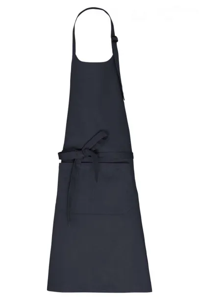  APRON WITH POCKET IN ORGANIC COTTON - Kariban Navy