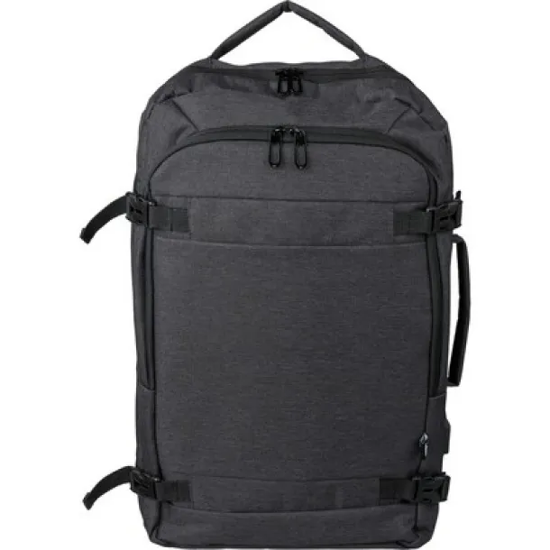  RPET laptop backpack 17" black