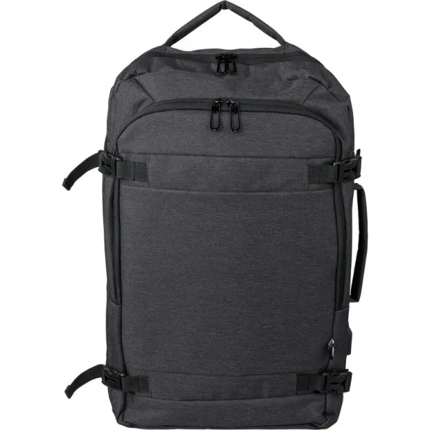  RPET laptop backpack 17" Crna
