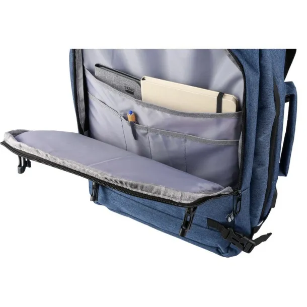  RPET laptop backpack 17" Mornarski plava