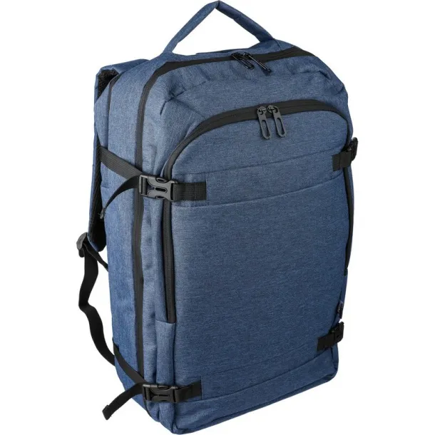  RPET laptop backpack 17" navy blue