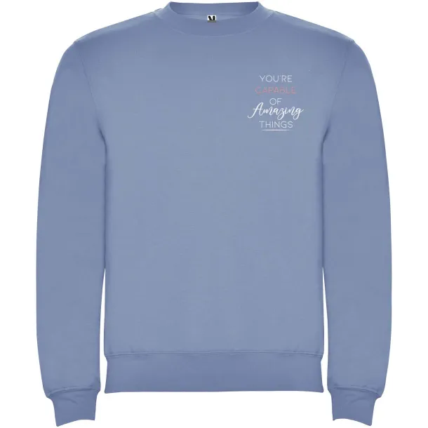 Clasica unisex sportski pulover, 280 g/m² - Roly Zen Blue