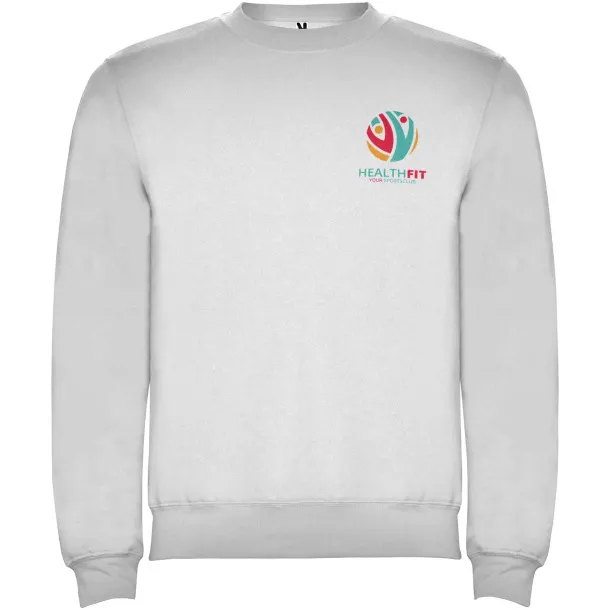 Clasica unisex sportski pulover, 280 g/m² - Roly Ash white melange