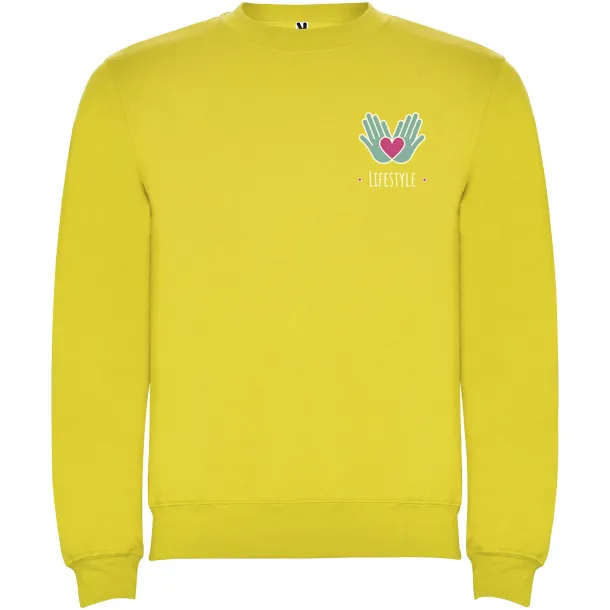 Clasica unisex sportski pulover, 280 g/m² - Roly Žuta