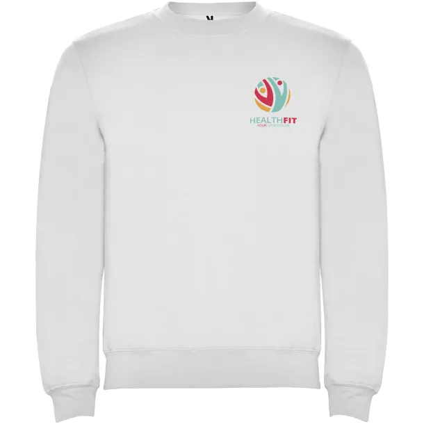 Clasica unisex sportski pulover, 280 g/m² - Roly Bijela