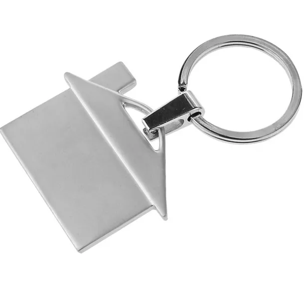 HOUSE RING key ring Silver