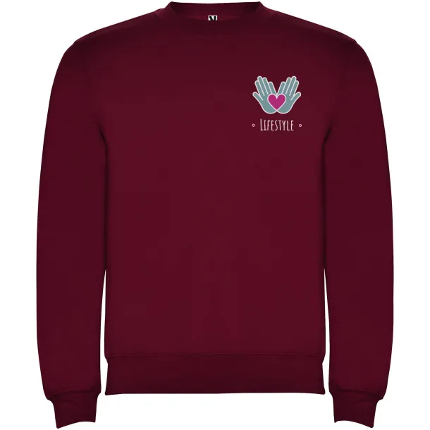 Clasica unisex sportski pulover, 280 g/m² - Roly Garnet