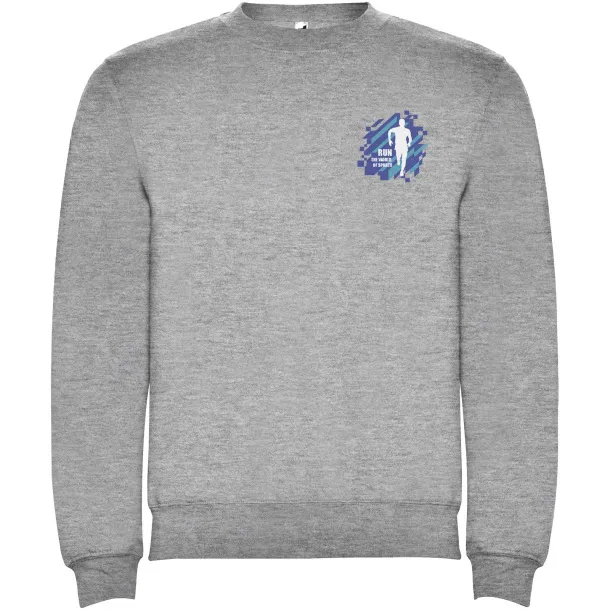 Clasica unisex sportski pulover - Roly Marl Grey