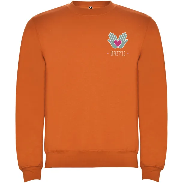 Clasica unisex sportski pulover, 280 g/m² - Roly Narančasta