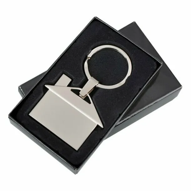 HOUSE RING key ring Silver