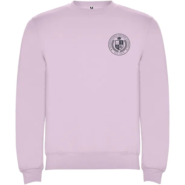 Clasica unisex crewneck sweater - Roly Light pink