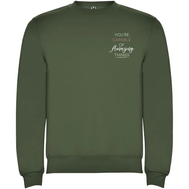 Clasica unisex sportski pulover, 280 g/m² - Roly Venture Green