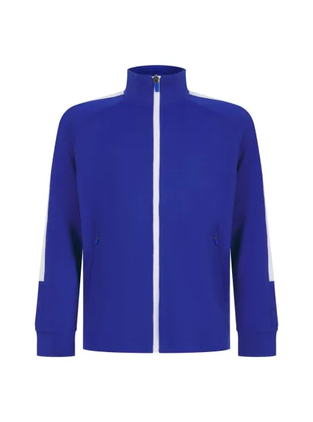  KID'S KNITTED TRACKSUIT TOP - Finden + Hales Kraljevski plava White