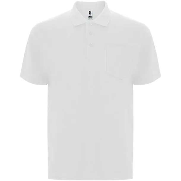 Centauro Premium unisex kratka polo majica, 220 g/m² - Roly Bijela