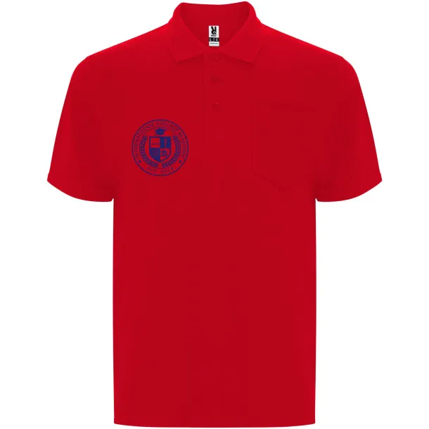 Centauro Premium unisex kratka polo majica, 220 g/m² - Roly Crvena