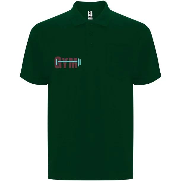 Centauro Premium short sleeve unisex polo - Roly Zelena