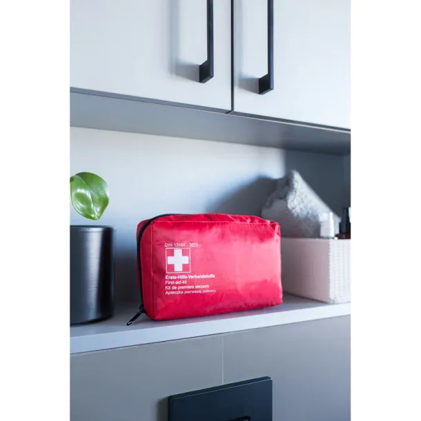 Gemma First aid kit in pouch, 30 pcs Crvena
