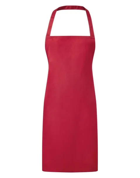  'ESSENTIAL' BIB APRON - Premier Red