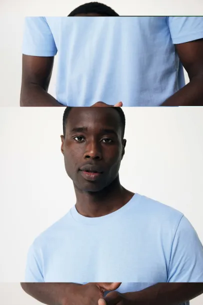 Iqoniq Brett recycled cotton t-shirt - iqoniq blue 