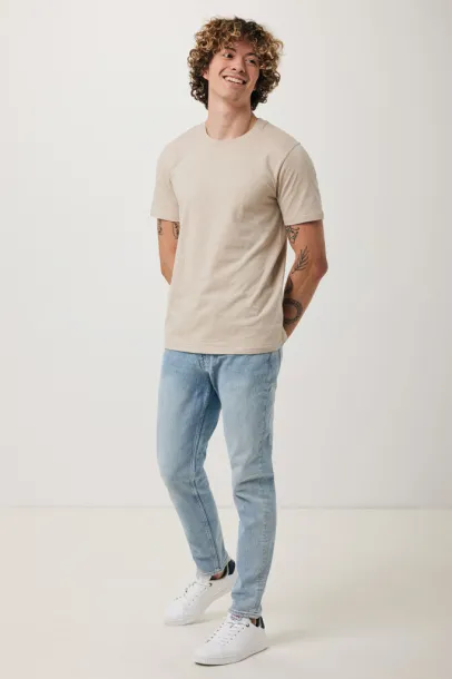 Iqoniq Brett recycled cotton t-shirt - iqoniq light heather brown 