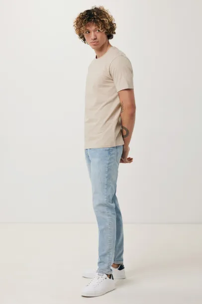 Iqoniq Brett recycled cotton t-shirt - iqoniq light heather brown 