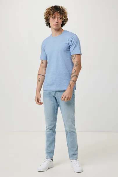Iqoniq Brett recycled cotton t-shirt - iqoniq light heather blue 