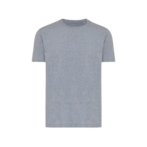 Iqoniq Brett unisex kratka majica od recikliranog pamuka - iqoniq light heather navy 