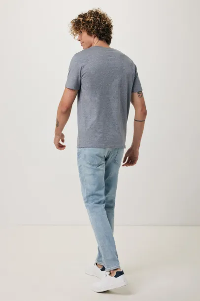 Iqoniq Brett recycled cotton t-shirt - iqoniq light heather navy 